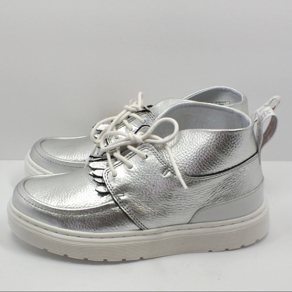 *SOLD* Silver Dr. Martens Jemima Chukka Boots - Picture 3 of 4